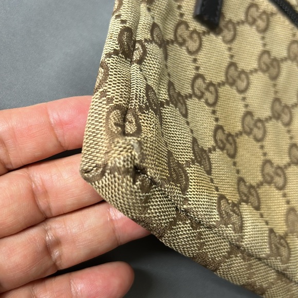 🖤Gucci "GG" Vintage Double Adjustable Belt Bag As Seen On Sex and The City - Picture 9 of 17